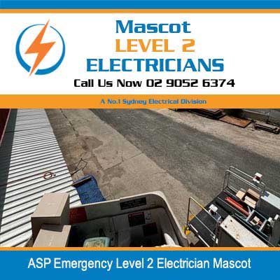 ASP level 2 emergency electrician service vehicle parked on residential street for urgent electrical repairs in Mascot